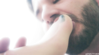 AdultTime Lexi Luna Exploring His Foot Fetish VSEX
