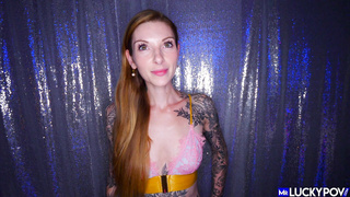 MrLuckyPOV Penny Archer Inked Hottie Swallows Cum Narcos