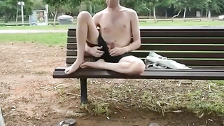 Big Cock Wank Outdoors