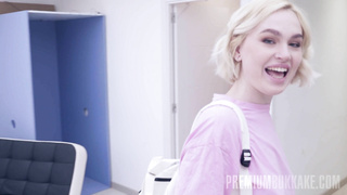 PremiumBukkake Greta Foss Goodbye Cumshot PP