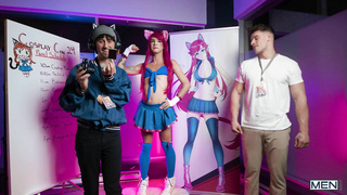 Men Axelle Rose & Malik Delgaty - Anime Boy Loves Cum