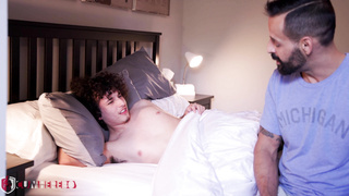 CumHereBoy – Birds and Bees – David finds stepson Joseph Watching Gay Porn... time for the 'talk' and the dick!