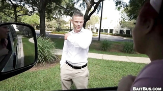 Bait Bus –Trent Takes It for Money– Trent Summers And Andy Adler