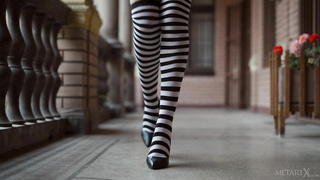 MetArtX Alice Murkovski Striped Socks WRB