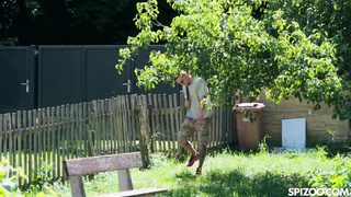 Spizoo Maya Rose Enjoys The Outdoors With A Hard Cock PP