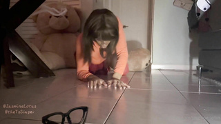 ManyVids Jasmine Lotus TS Slayer  / ScoobyDoo & Velma Cosplay w/ TS Jasmine