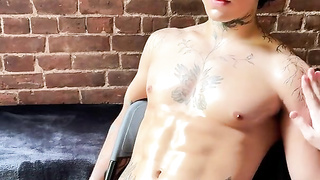 Lyle Isara Edged, cums