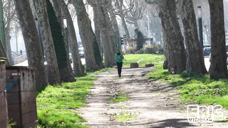 Even comes to a jogger's rescue