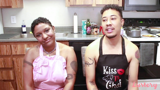 Lustery E Honey G And K Rivers Whipping Up Something To Eat FETiSH