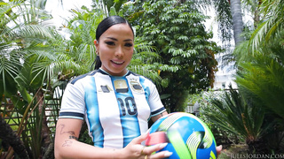 JulesJordan Vivienne Vo Worlds Cup Hot Body Soccer Star Scores Big PP