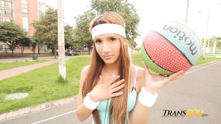 TransAtPlay Daniela Martinez - Lets Play Ball (21-10-2021 ?., Shemale, Solo, Cumshot, Masturbation, 1080p]