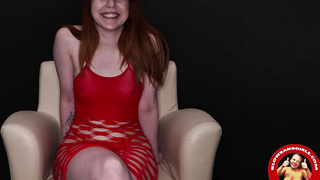 BlowBangGirls Hannah Grace Dirty Midwestern Redhead Facial Blowbang