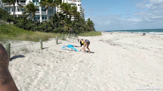 MilfHunter Armani Black Pitching A Tent For The MILF