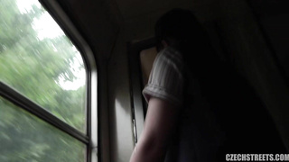 CzechStreets E Sex With A Conductor In The Toilet