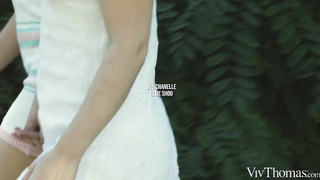 VivThomas Blu Chanelle And Ellie Shou Afternoon Walk